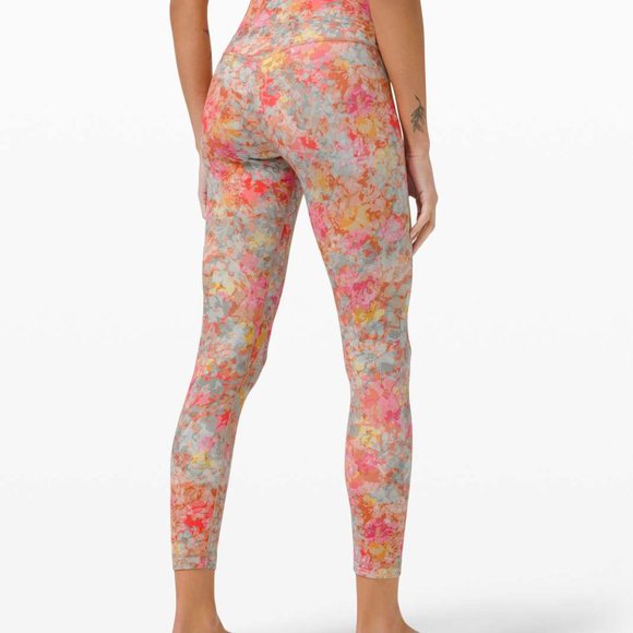 Lululemon Align Pant 25" in Inflorescence Multi - Size 2